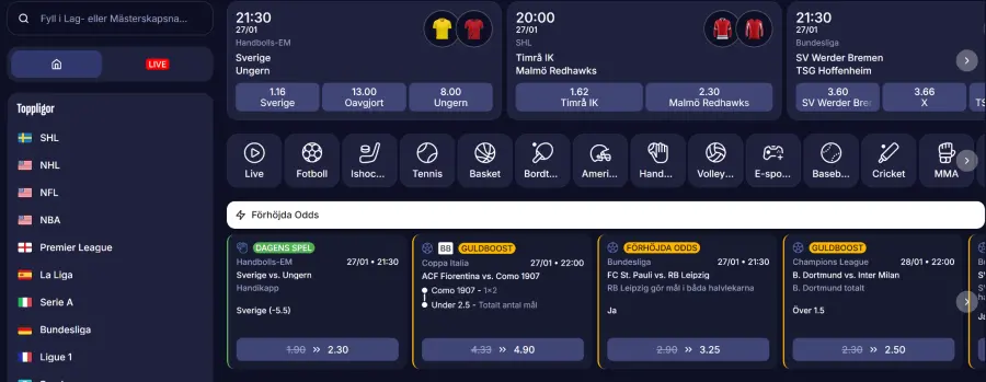 Swiper casino app